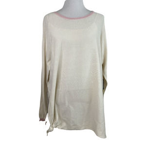 Cloth by Design Oversized Tie Top Large
